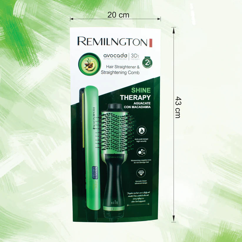 Combo Plancha + Cepillo Remington: Estilo Profesional en Casa