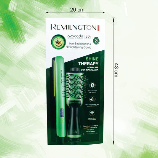 Combo Plancha + Cepillo Remington: Estilo Profesional en Casa